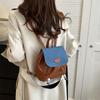 Women Retro Commuter Versatile Casual Chain Decorated Small Backpack