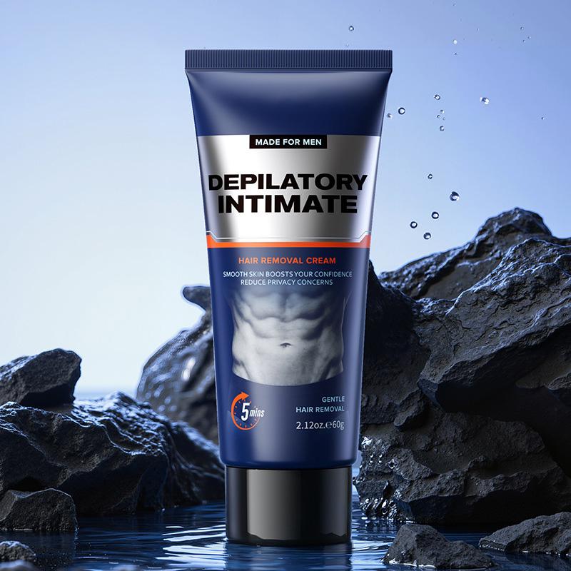 Men s Intimate Hair Removal Cream 60g – Gentle, Fast-Acting for Sensitive Areas, Chest & Back 1pc