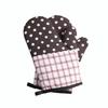 Household Printed Flower Dots Heat Insulation Gloves Thickened Anti-Scalding Insulation Gloves Oven Mitts Baking
