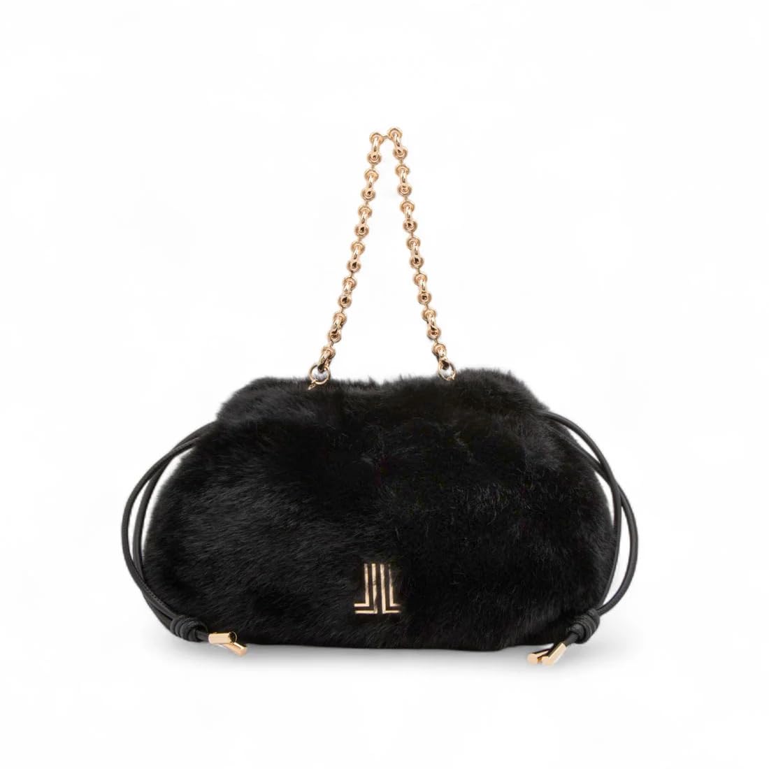 

Lanvin en Bleu Calende Handbag in Fur Black Women s