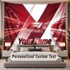 Custom Name Text Tapestry F1 Personalized Polyester Wall Tapestry For Bedroom And Room