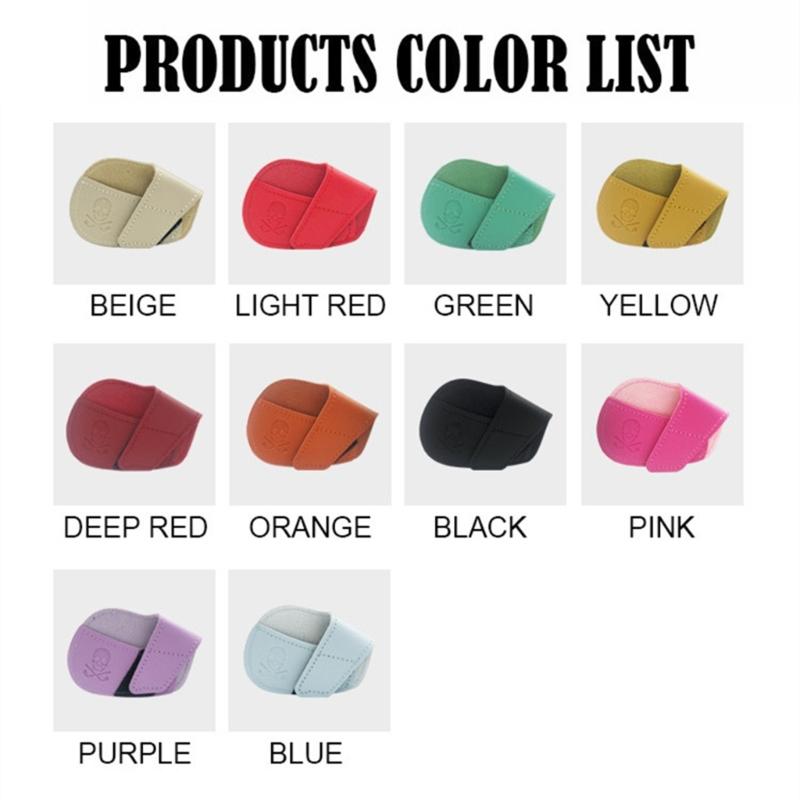 Golf Head Covers Thick PU Golf Iron Head Covers Set Wedges Iron Protective Headcover Golf Club Head Cover For Iron