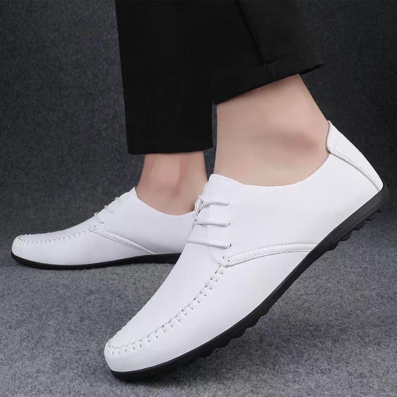 Scarpe da Uomo in Pelle Moda Formale Scarpe da Uomo Mocassini Italiani Traspiranti Scarpe da Guida da Uomo Nere Taglia Plus Zapatos Para Hombres