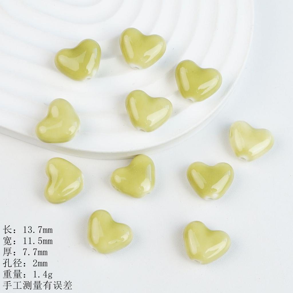 Love beads loose beads accessories ceramic bracelets handmade DIY material manufacturers