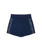 WELLBEING EXPRESS Embroidered Track Shorts Navy