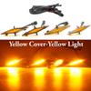 4pcs Front Grille Mesh LED Amber Lights Raptor Style For Toyota 4Runner 2014-21
