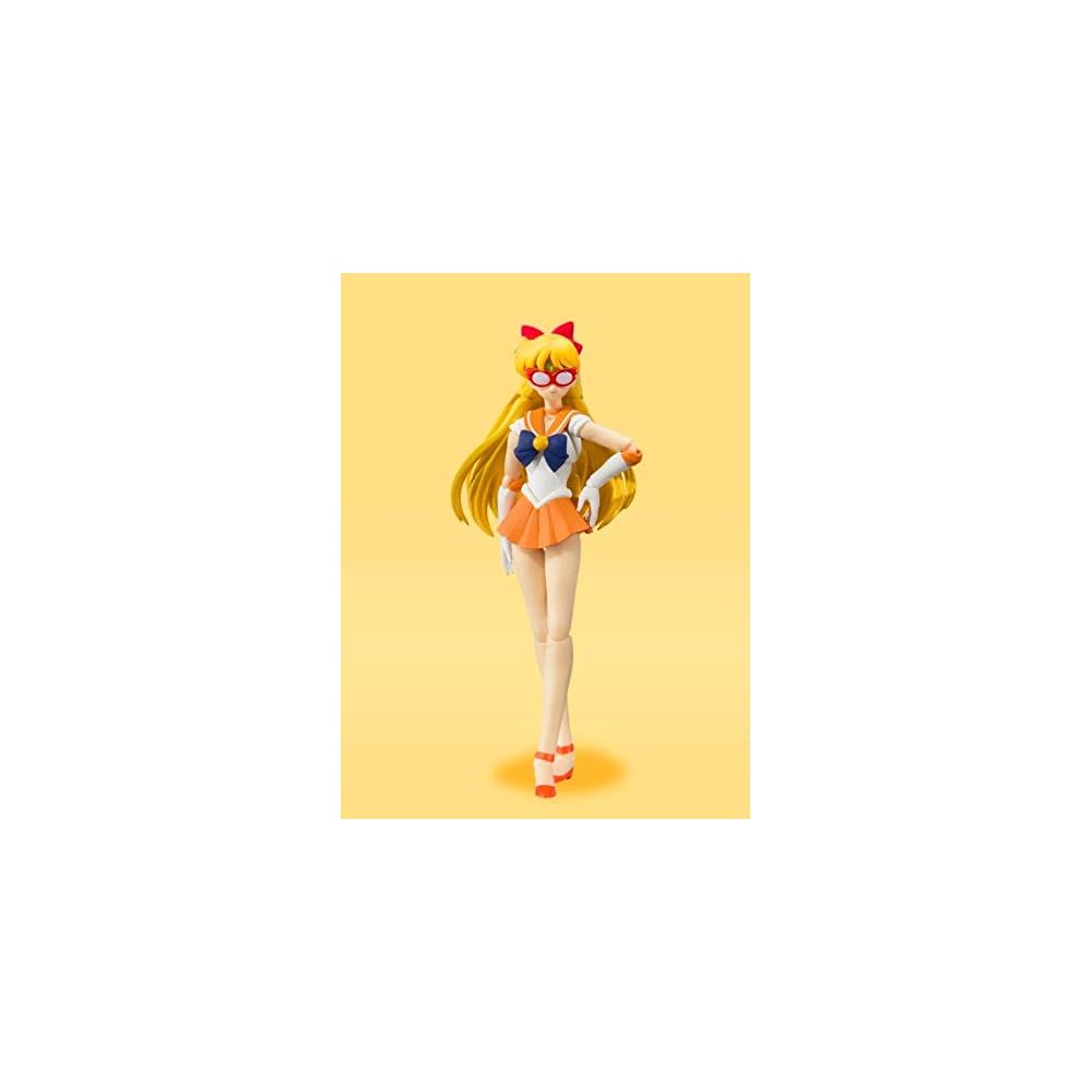TAMASHII NATIONS S.H. Figuarts Sailor Moon Sailor Venus Animation Color Edition 140mm Painted Action Figure