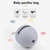 Pacifier Storage Bag Portable Silicone Pacifier Holder Bag Cute Pine Cone Shape Nipple Storage Container for Home