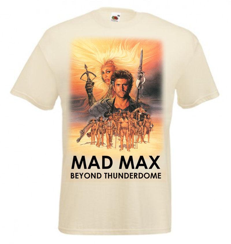 MAD MAX 3 Beyond Thunderdome Movie Poster T-shirt Natural all sizes XXL