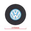 2PCS Non-slip Car Water Cup Rubber Mat for Volkswagen VW GOLF POLO PASSAT EE2 VCC Touran Jetta Arteon T-CROSS MK6 MK7 MK8 Tiguan Bora