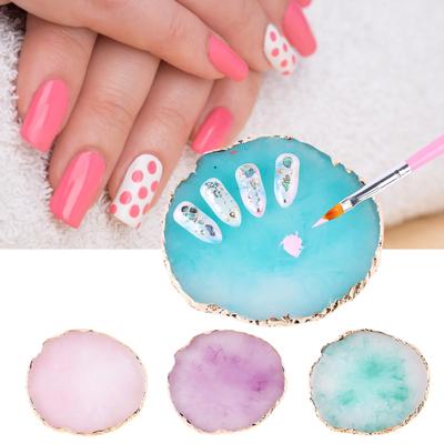 Bodky Nail Art Živicový Miešač Make-upu Lak Miešacia Paleta Podkladová Farebná Paleta