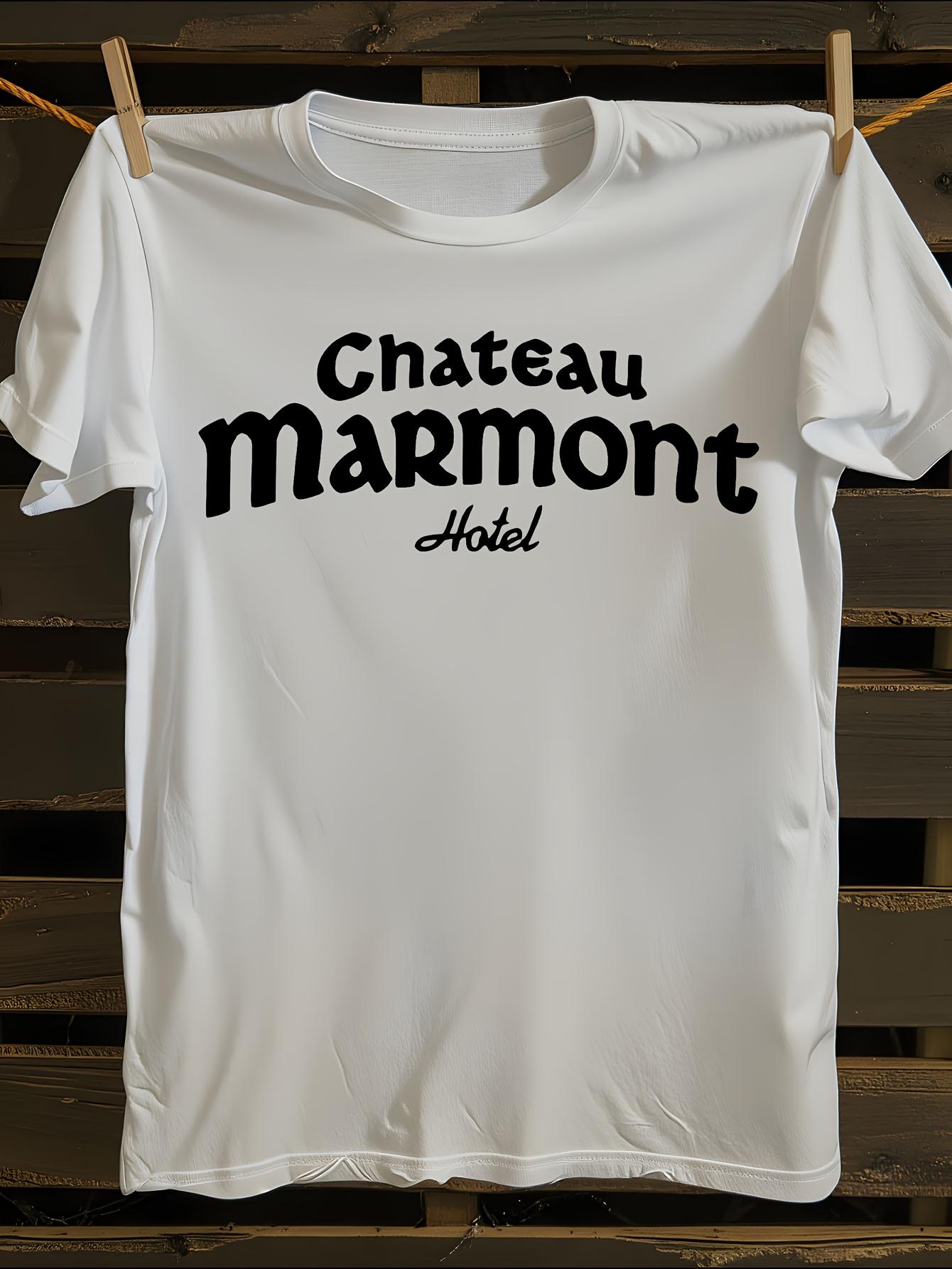s Vintage Tshirt Vintage 1970s Chateau Marmont Hotel Logo... S