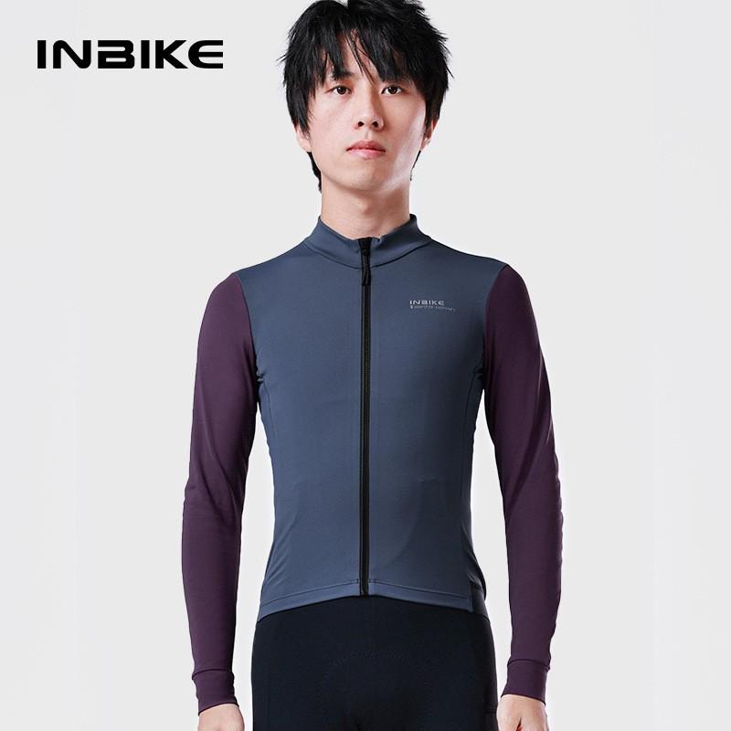 Unisex Cycling Thermal Long Sleeve Jersey With Multiple Pockets Quick-Dry Wind-Resistant Rides