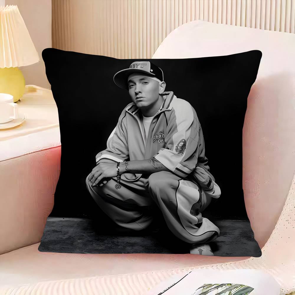 Super Rapper Eminems Office Cushion Pillowcase Car Cushion Cover45X45CM Lumbar Pillowcase Sofa Pillowcover