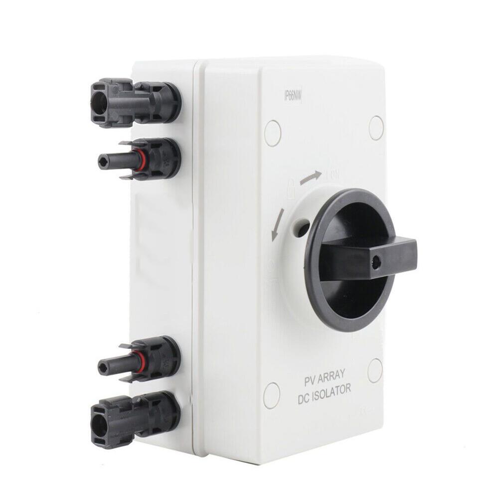 Electrical Switch Marine Isolation Switch Black White DC Isolating Switch Design Insulation Voltage 1500V Energy Control System