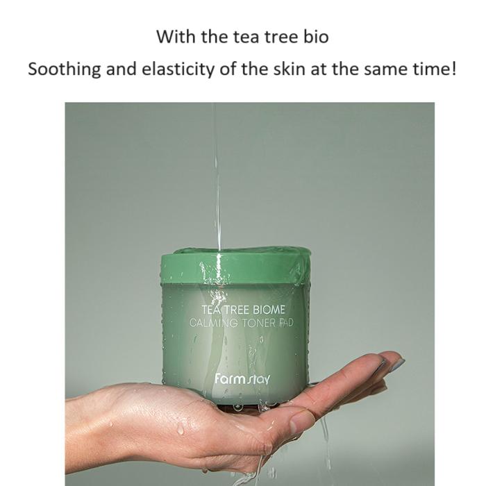 Farm Stay Tea Tree Biome Camming Toner Pad 140 Ml (three Options)