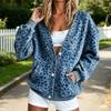 Women's Fashion Loose Fit Long Sleeve Button Front Cardigan Top
