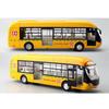 Car 132 Model Alloy Diecast Bus With Lights Sound For Decoration Gifts Kids