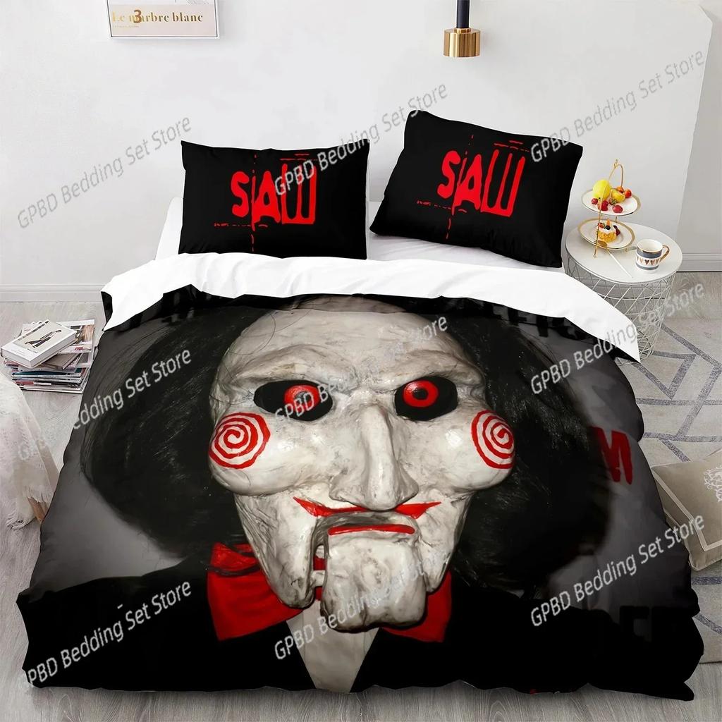 Chainsaw Fright Saw 3D NEW Duvet Cover Pillowcase Bedding Set Adult Boy Girl Bedroom Decoration Children Single Double Large