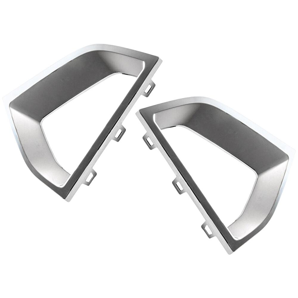 2Pcs Front Bumper Fog Light Lamp Frame Trim For BMW G30 5-Series