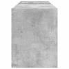 Vinyl Record Cabinet Concrete Grey 78.5 x 35 x 45 cm Particleboard