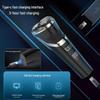 Fanke Men's Three-Blade Electric Rotary Shaver, Fully Washable