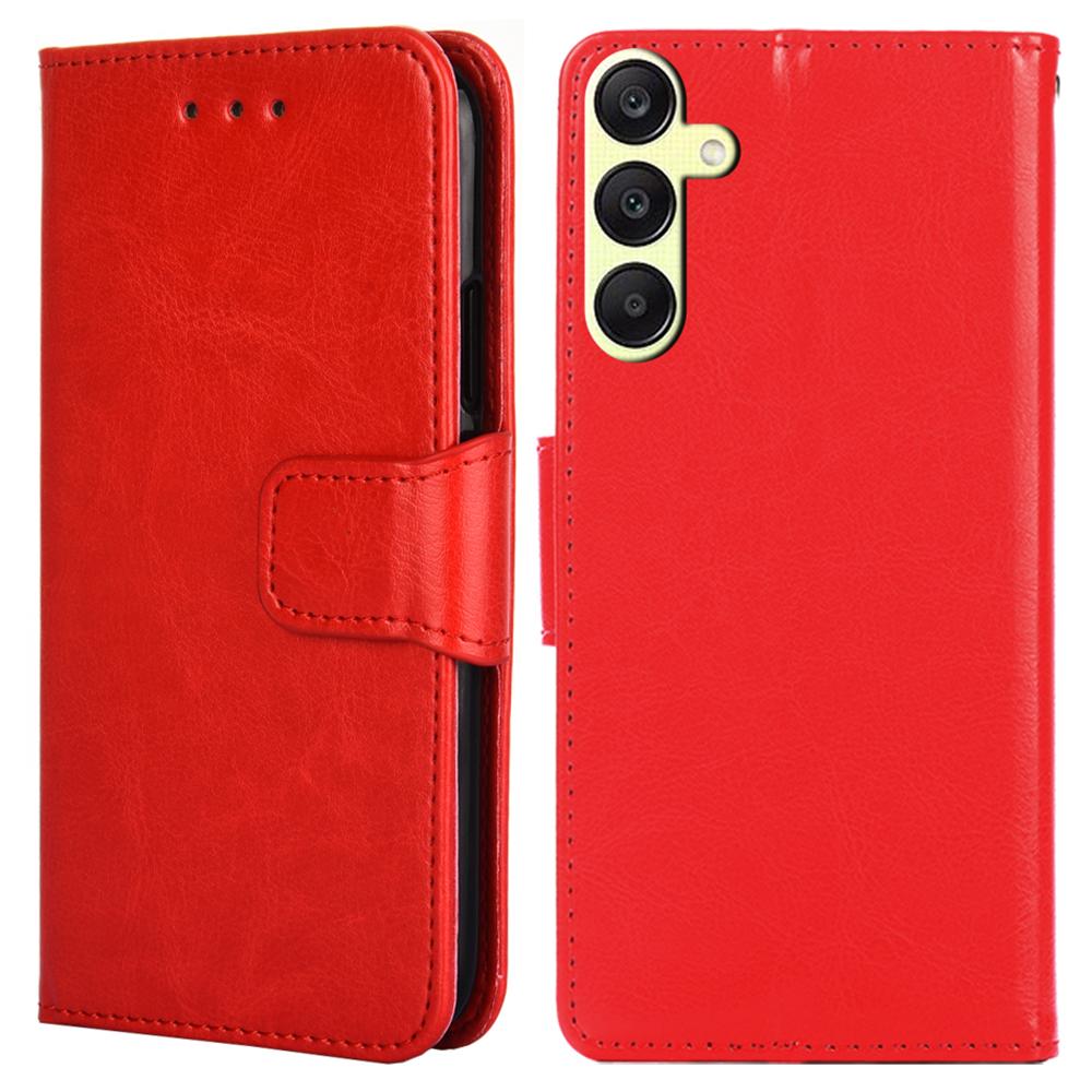 For Samsung Galaxy A25 5G (Global) (161.0 X 76.5 X 8.3mm) Case PU Leather Phone Cover Wallet