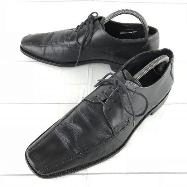 

Germany Lloyd Leather Swirl Moccasin Dress Shoes Black 26.5