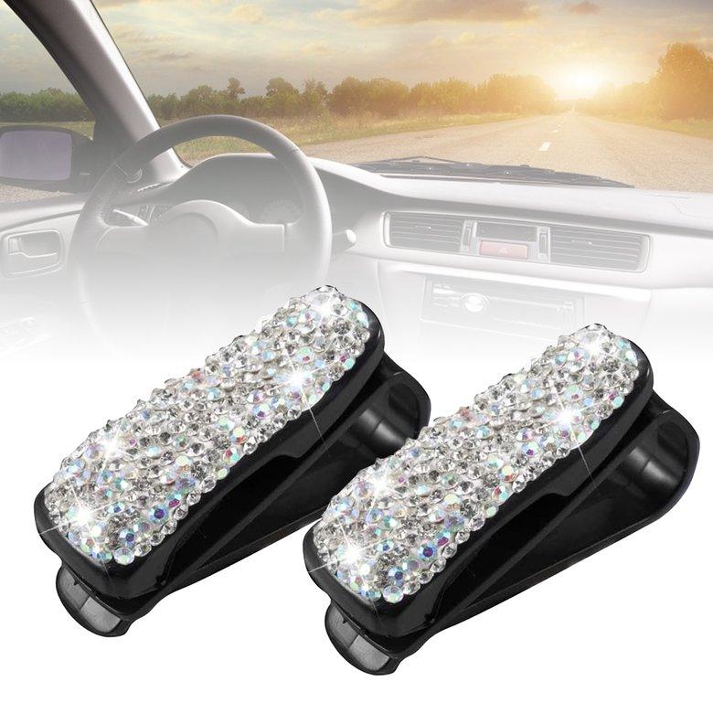 Bling Bling Car RV Pickup Truck Visor Glasses Sunglasses Ticket Card Holder Clip Bling Bling Car RV Pickup Truck Visor Glasses Sunglasses Ticket Card Holder Clip