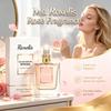 Roxelis Ladies Rose Fragrance, Fresh Rose Fragrance, Commuter Light Luxury Atmosphere, Portable Ladies Perfume 50ml