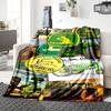 1Pc John Deere Tractor Collage Blanket Soft Throw Blanket For Home Bedroom Bed Sofa Travel Office Solid Christmas Blanket