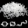 100 Plastic Trellis Plant Support Clips,Tomato Clips, Plastic Garden Clips, Plant Ties, Trellis Clips,for Upright Growth