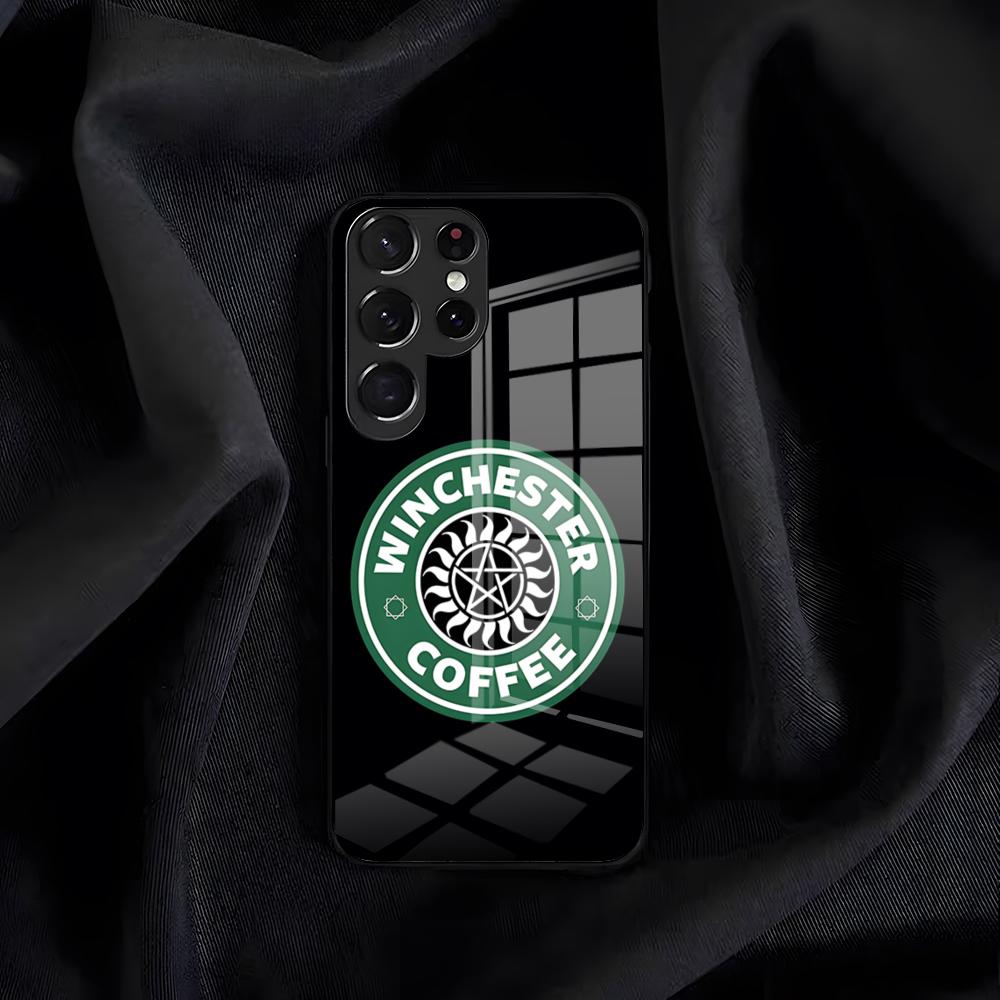 Retro Shooting Winchester Phone Case For Samsung S26 S25 Edge S24 S23 S22 S21 S20 Ultra Plus FE Glass Cover