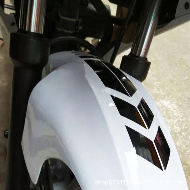 Reflective Sports Car & Motorcycle Decal, 34*5.4cm, Car Stripe/Mudguard Sticker