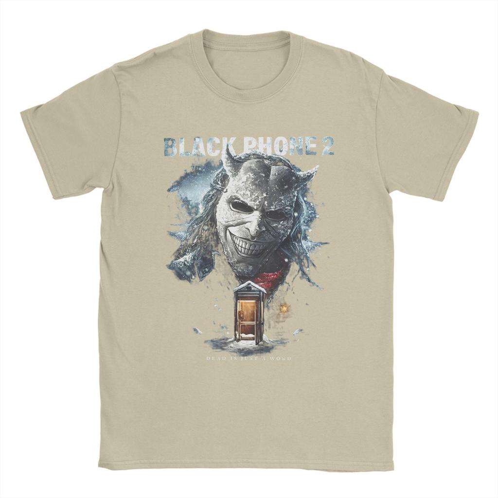 Novelty 2025 Black Phone 2 Movies T-Shirt for Men Round Neck Cotton T Shirts  Short Sleeve Tee Shirt Graphic Printed Tops