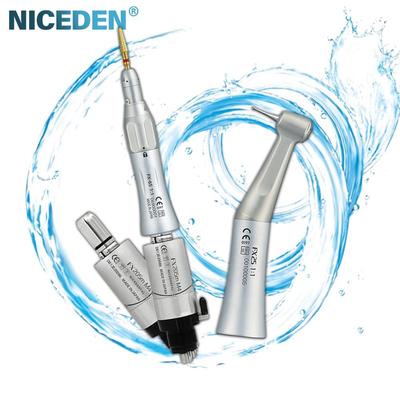 Piesă de mână dentară cu unghi de viteză redusă de tip F x 1:1 pulverizare de apă direct în exterior operarea motorului aer dentar