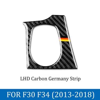 Real Soft Carbon Fiber For BMW F30 320i F34 GT 3 Series 2013-2018 M3 F80 2014 2015-2018 Car Start Engine Button Frame Sticker