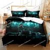 Ghost in The Shell Bedding Set Single Twin Full Queen King Size Bed Set Adult Kid Bedroom Duvetcover Sets 3D Anime Bed Sheet Set