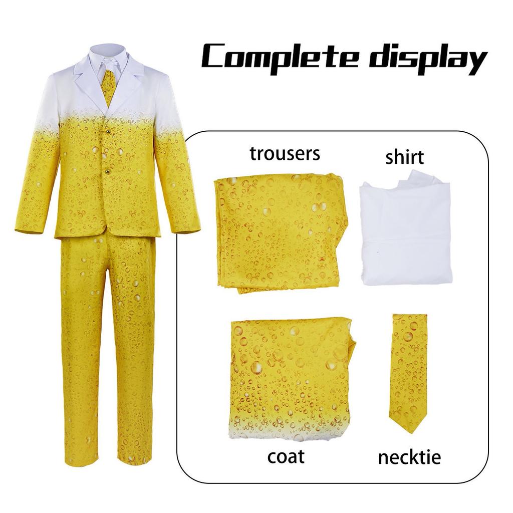 Oktoberfest Performance Costumes Cosplay Beer Carnival Stage Costumes Men's Suit Trousers Set