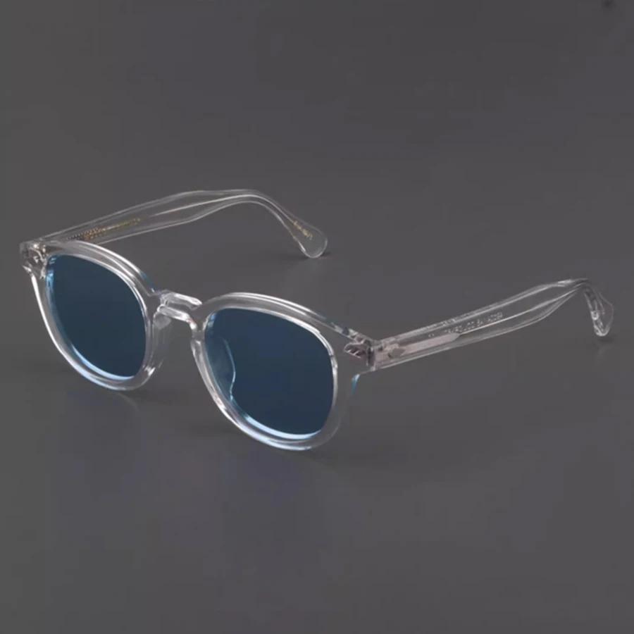 Gafas de sol polarizadas Johnny Depp Lemtosh para mujer, marca de lujo, estilo vintage de acetato, gafas de visión nocturna.
