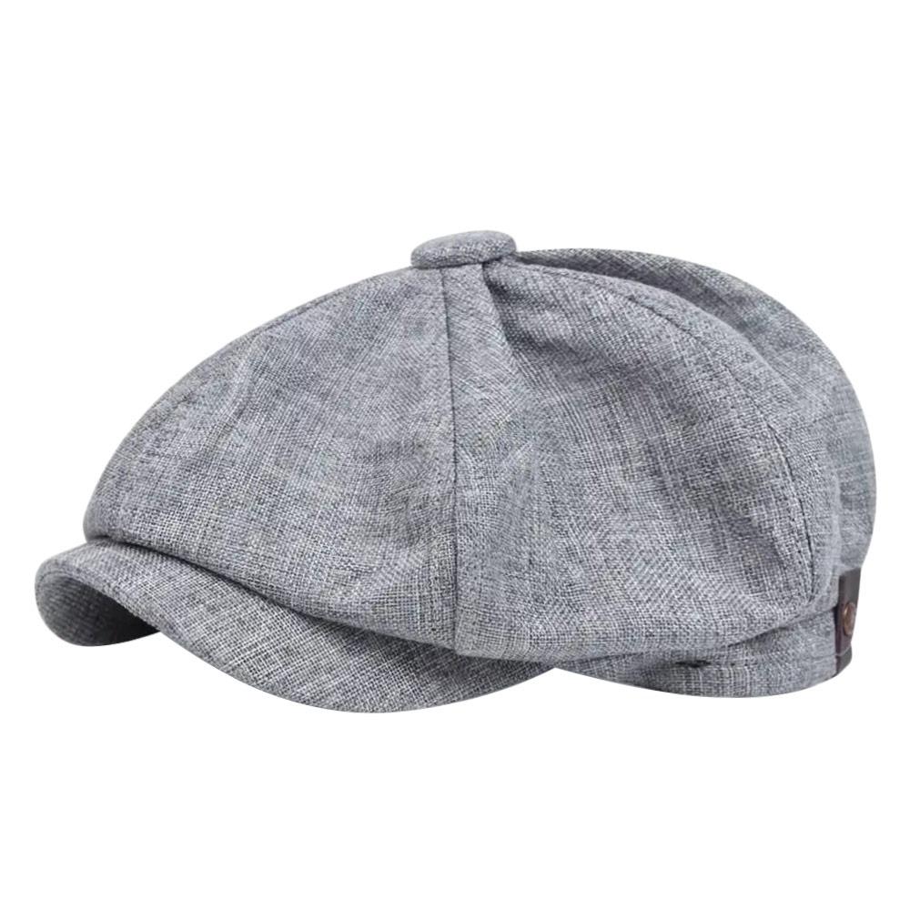 Autumn Winter Casual Men Newsboy Hat Retro Classic Beret Hats Warm Street Caps Unisex