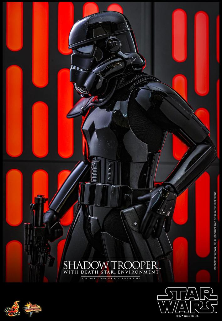 Movie Masterpiece Star Wars Shadow Trooper Death Star Scale Figure (with Backdrop) 1/6