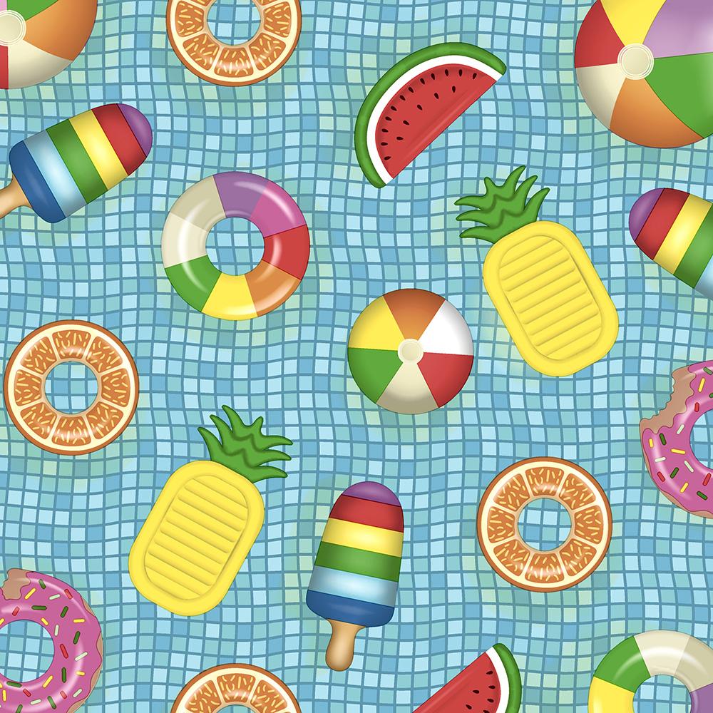 Guardanapos de almoço Paper+Design (Piscina de verão)