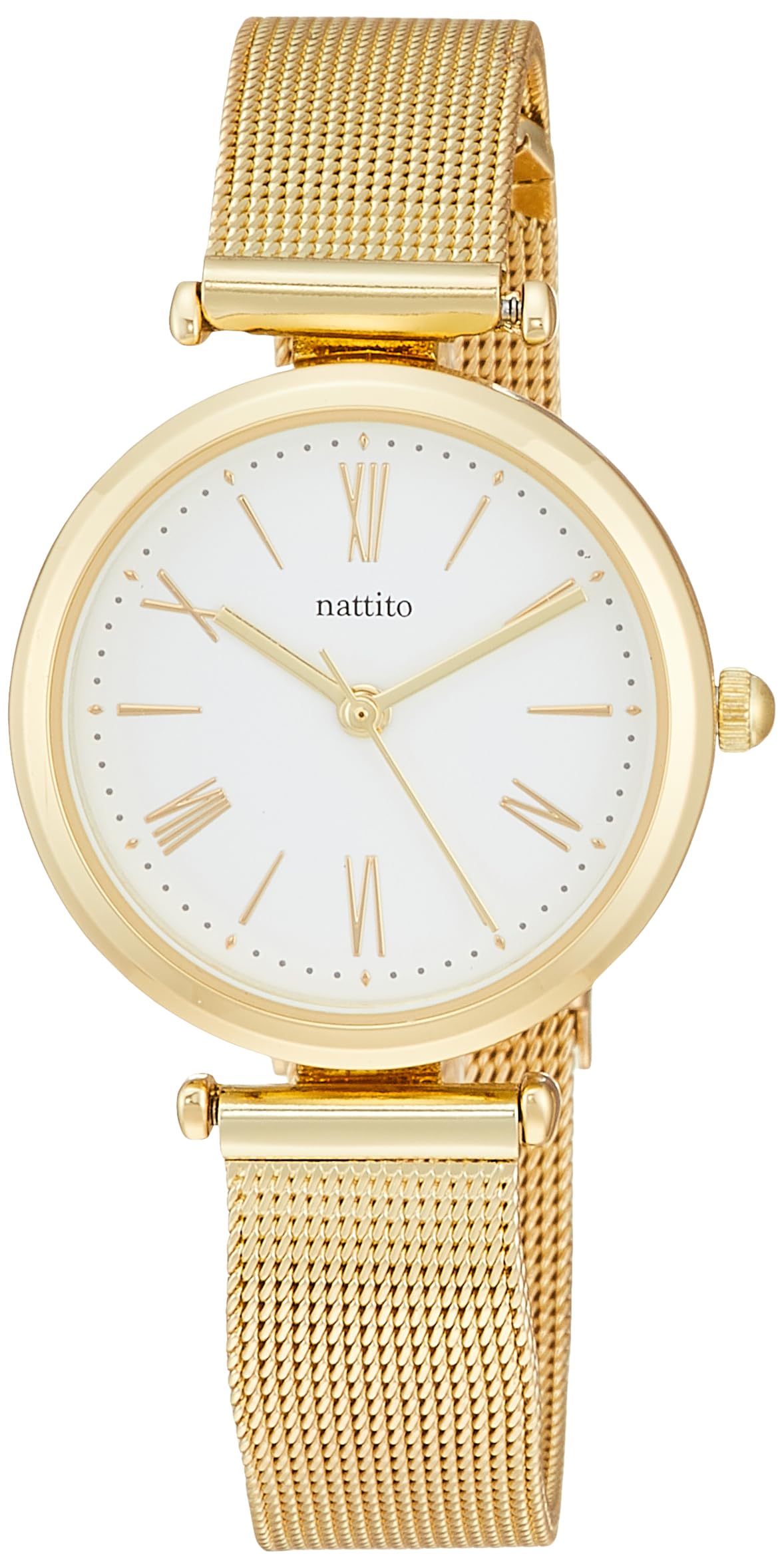 

[Fieldwork] Wristwatch Waterproof Mesh Belt Analog WP Misty YM063-2 Women s Gold