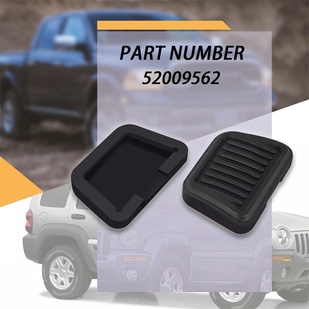 

2pcs Brake Pedal Pads 52009562 Fit for Dodge Ram Wrangler TJ Liberty KK KJ