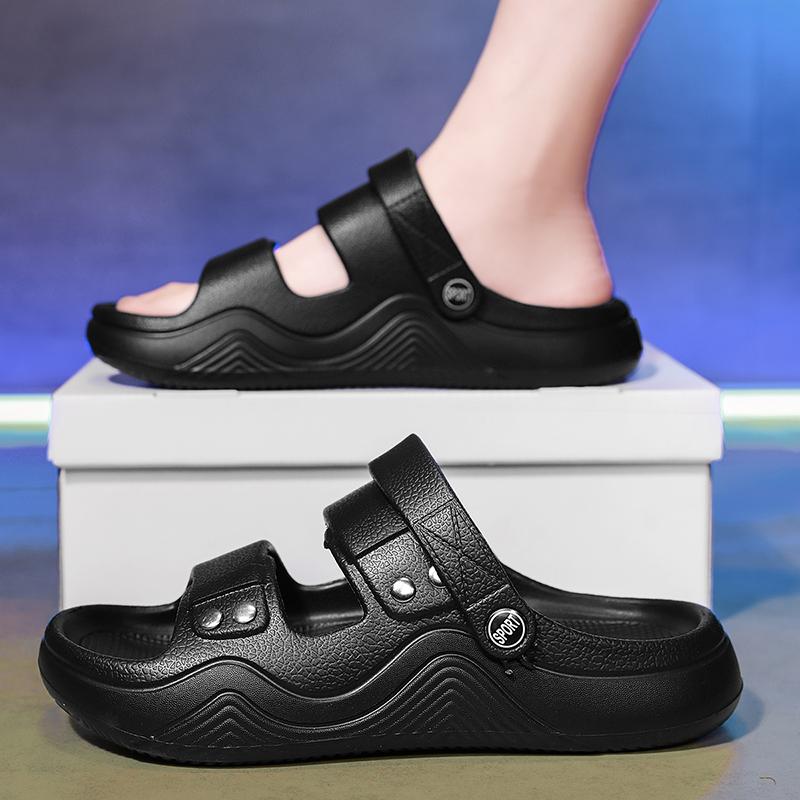 Men's Sandals New Large EVA Platform Slipper Men's Beach Shoes Light Fashion Casual Punk Sandals Men's Shoes Slides
