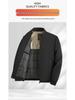 2025 Men's Autumn & Winter Cotton Jacket - New Style Casual Warm Coat for Middle-aged Dads