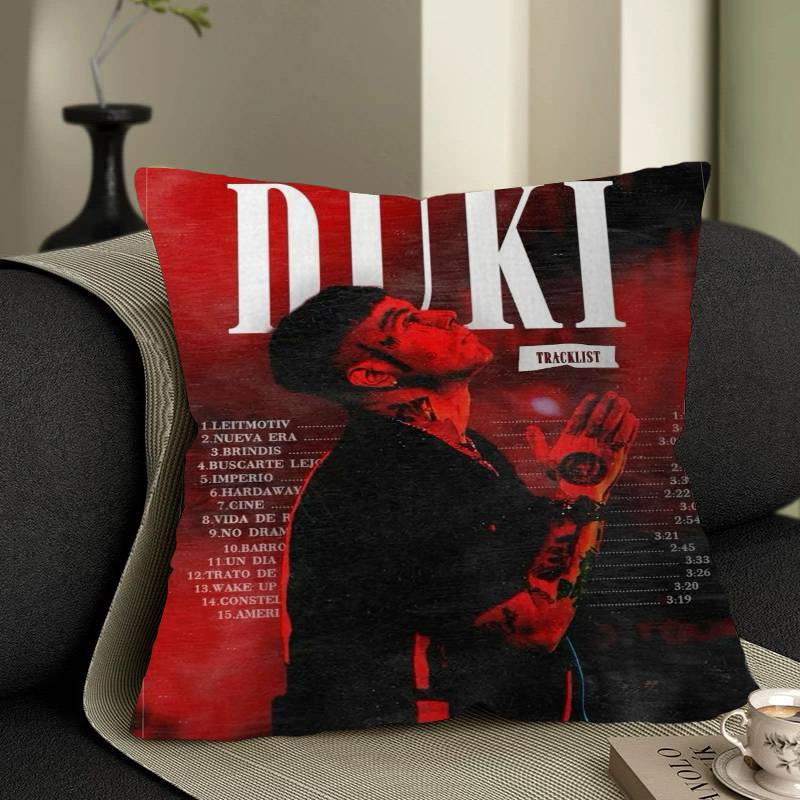 

Rapper Duki Cushion Cover Car Throw Pillow Case For Sofa Car Christmas Gift 40x40cm 45x45cm 12x12Inch