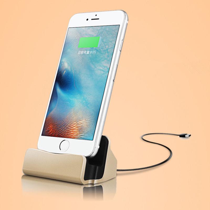 Desk Charger Charge and Sync Stand for IPhone 7 6s plus 6s 6 6plus 5s 5 Desktop Iphone Charger