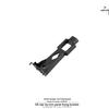 Porsche Taycan 19-23 Rear Bumper Trim Panel Mounting Bracket
